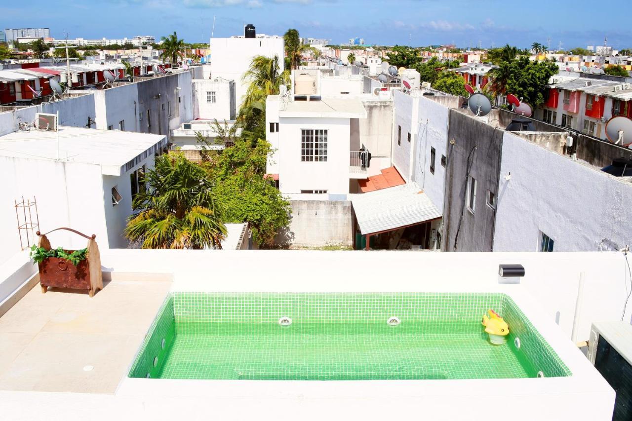Habitación, Jacuzzi Rooftop, Gran Wi-Fi Cancún Esterno foto